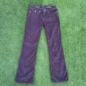 Gap 1969 Sexy Boot Corduroy Pants Mens 30x31 Purple Bootcut Trousers